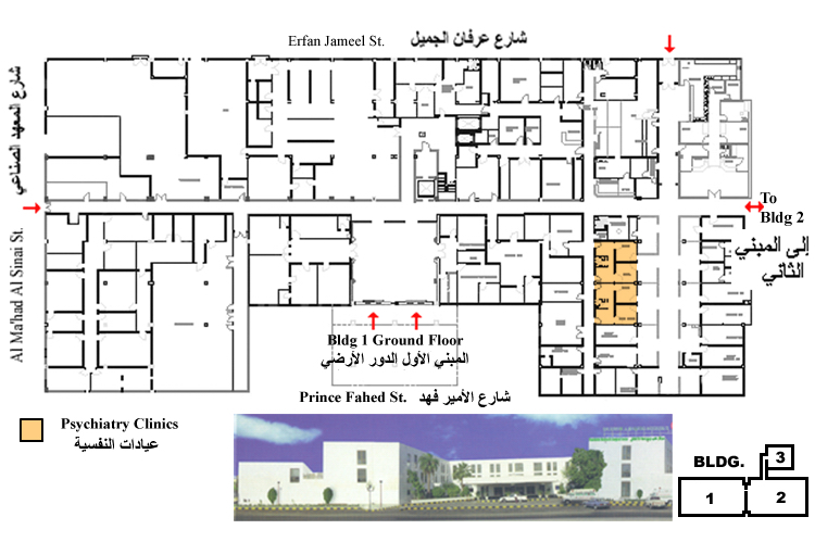 Dr. Erfan and Bagedo General Hospital Floor plan